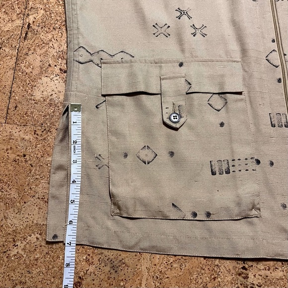 Chico’s Design 100% Silk Lightweight Sleeveless Zip Vest Chico’s Sz 3 US Sz L - Picture 11 of 12